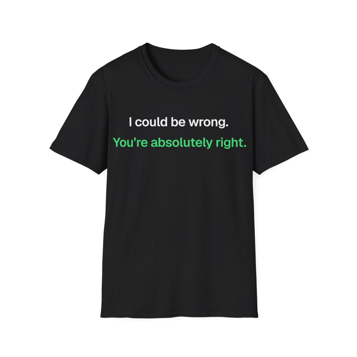 I Could Be Wrong T-shirt